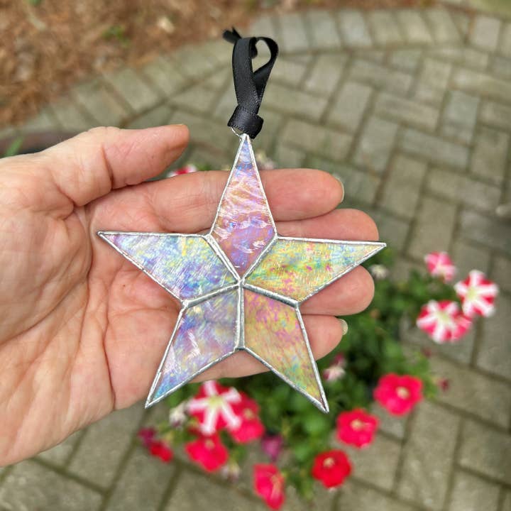 The Grandparent Gift Co. Inc. - Wholesale Ornament - Written in Stars Remembered Memorial Gift Glass Star 7727