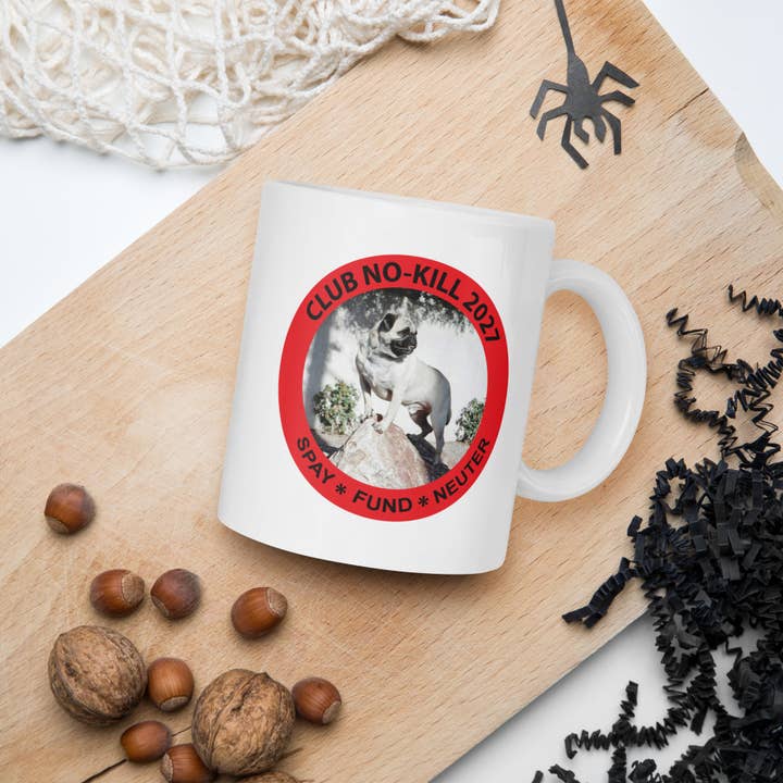 Vinny the Pug Coffee Mugs for wholesale by Pugona Rock Coffee Mugs
