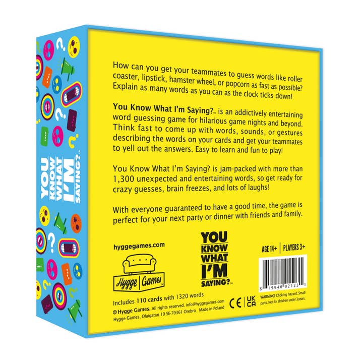 Hygge Games - Wholesale Card Game - Card Game - You know what I’m saying?