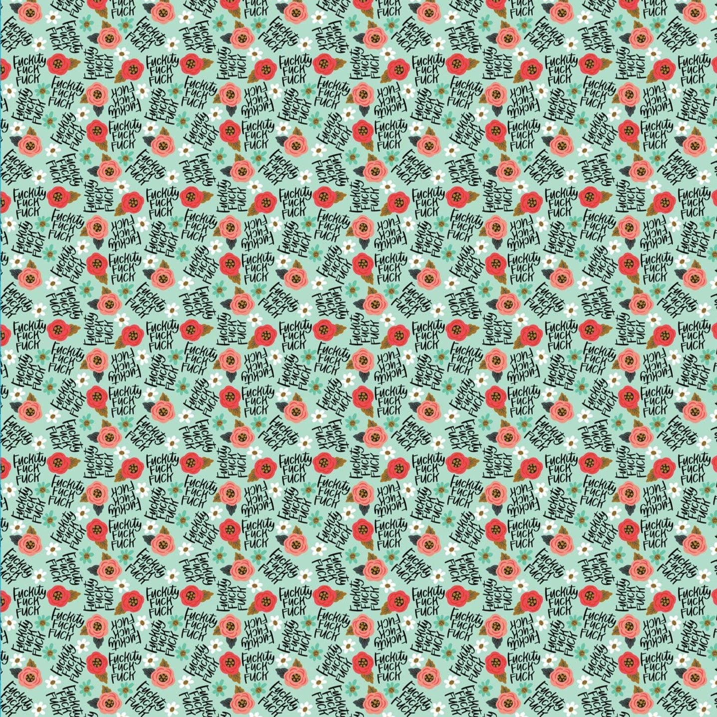 Disrupted Industries - Wholesale Flat Wrap - Fuckity Fuck Fuck Wrapping Paper1