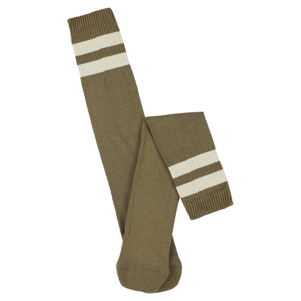 ESCUYER - Wholesale Socks - Unisex - Unisex Tube Socks - Khaki / Ecru1