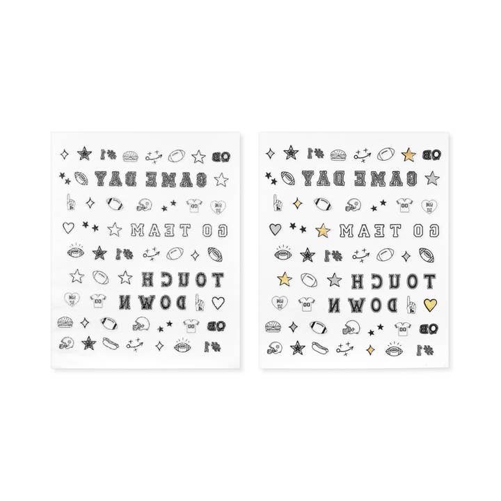 INKED by Dani - Wholesale Nail art/decal - Game Day Victory Nail Art2