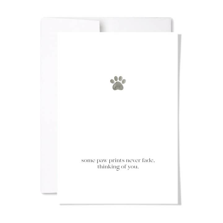 Pet Loss Card for wholesale by paperscript