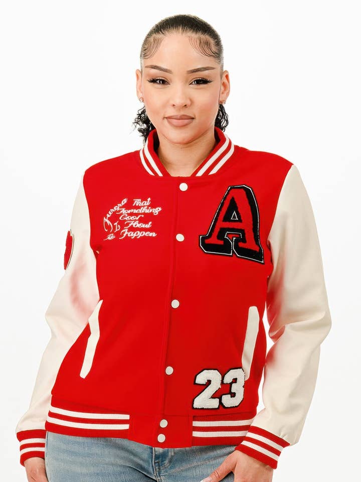Patch Varsity Bomber Jacket and other Purchase Wholesale varsity jacket. Free Returns & Net 60 Terms on Faire trending on Faire.