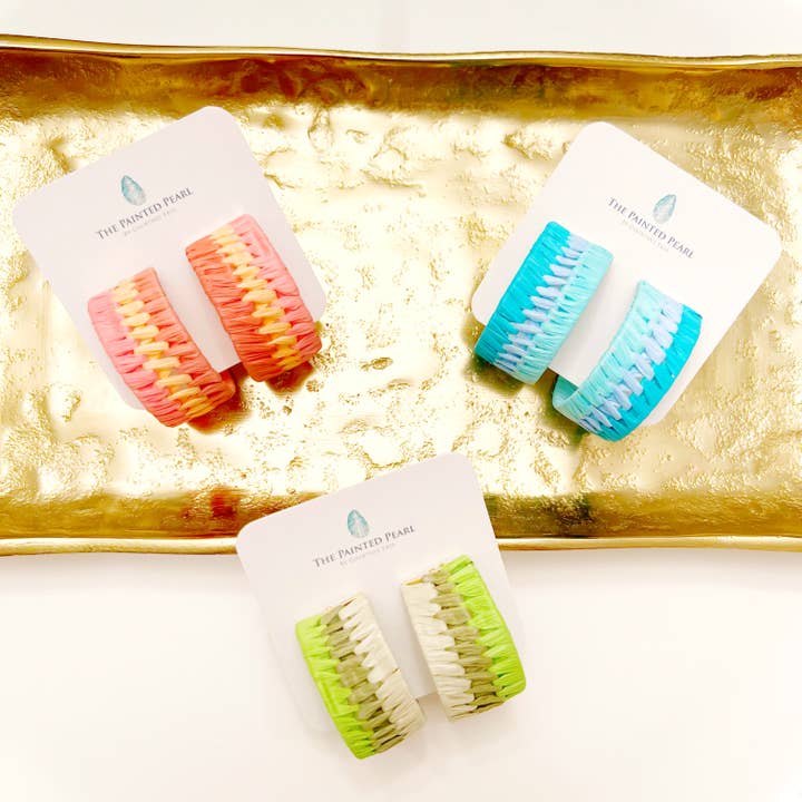 Colorful Hoop Earrings for wholesale by The Painted Pearl