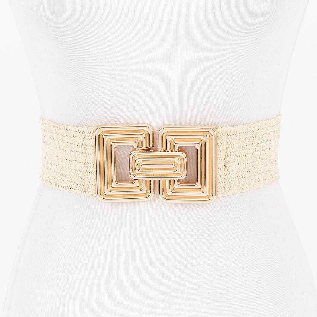 3AM BY H&D ACCESSORIES - Wholesale Belt - Women's -  Metal Buckle Elastic Belt1