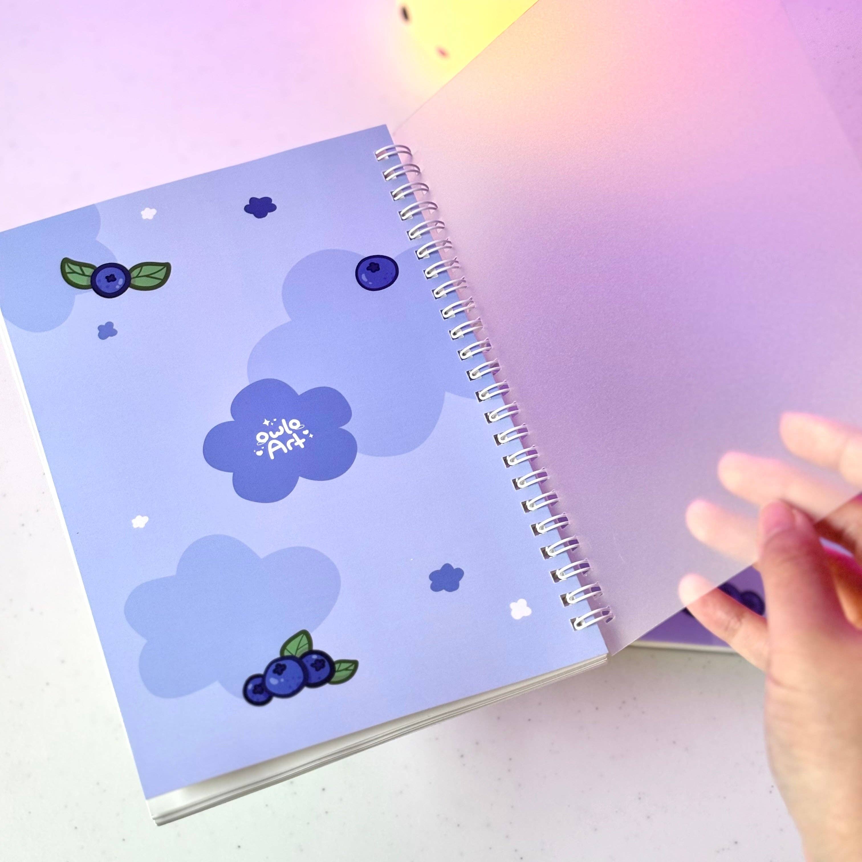 owloArt - Wholesale Sticker - Blueberry Cat Sticker Reusable Book (A5 size)3