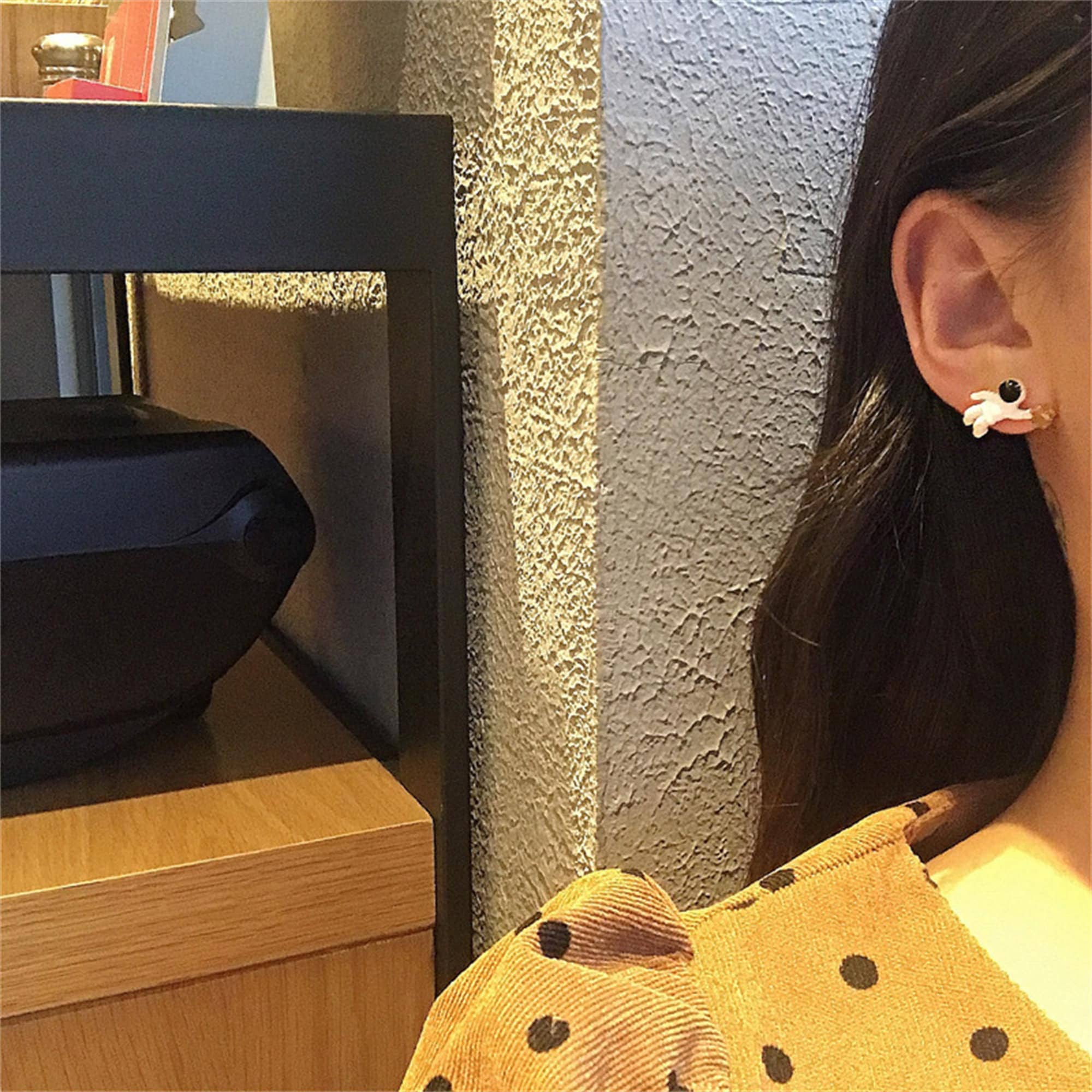 Perimade & Co. LLC – Engroshandel Ørestikkere – Astronaut Star Space Par Stud Øreringe i Solid kobber1