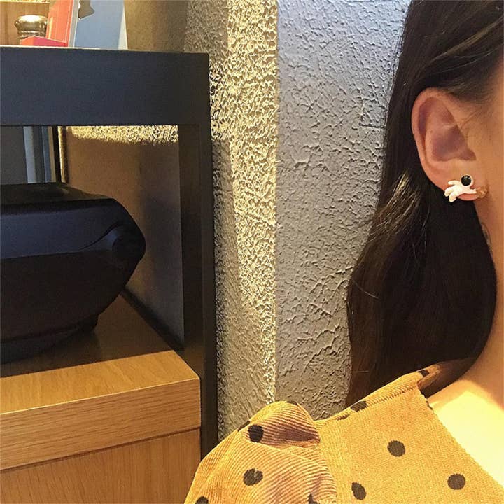 Perimade & Co. LLC – Engroshandel Ørestikkere – Astronaut Star Space Par Stud Øreringe i Solid kobber1