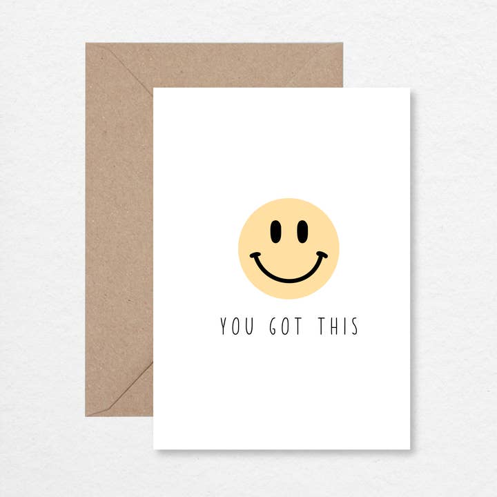 Você tem este cartão de felicitações A6 por atacado de EK DESIGN