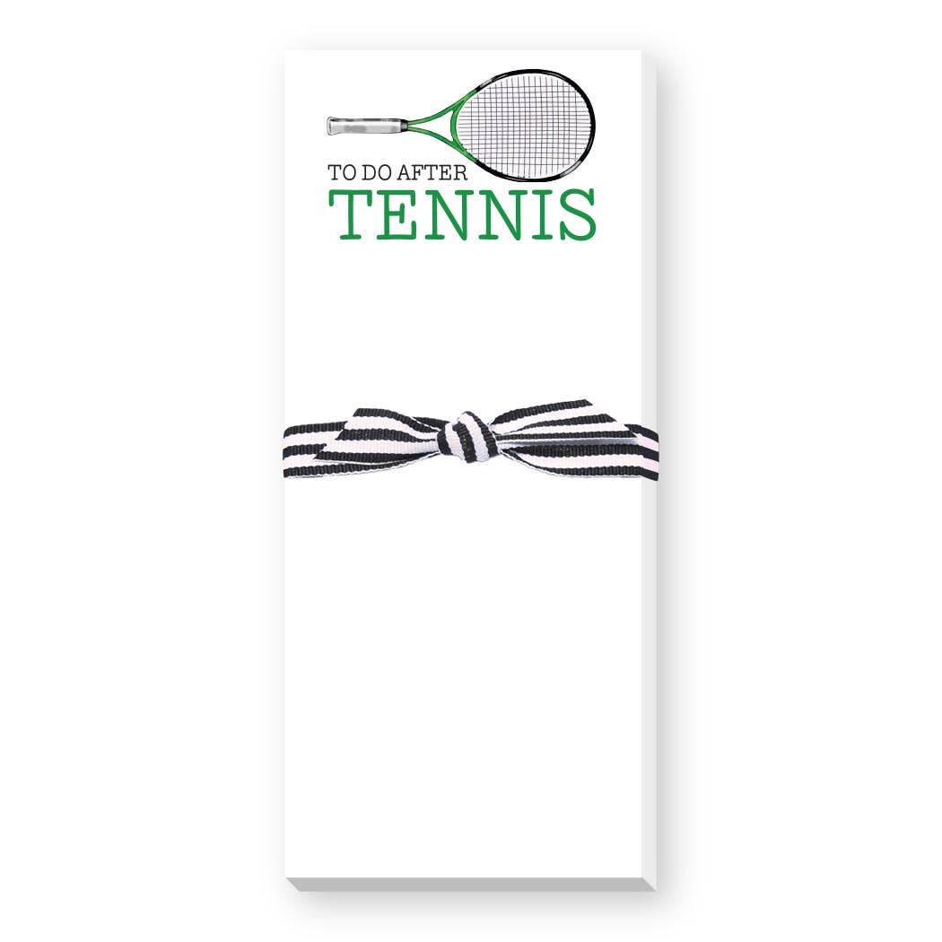 Donovan Designs - Wholesale Notepad - TO DO AFTER TENNIS SKINNIE NOTEPAD0