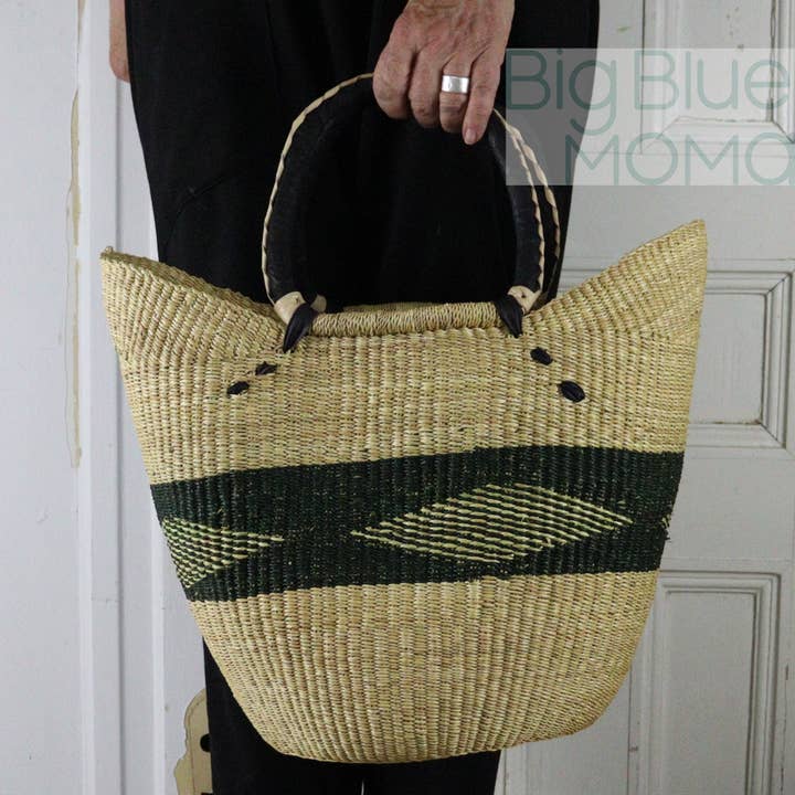 Big Blue Moma - Wholesale Grocery/Shopping Bag - U Shopper Large - Traditional Palette32