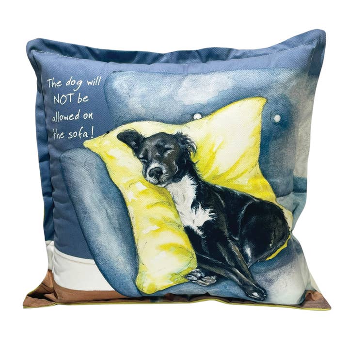 Rescue Dog SQ Cushion | Not Sofa for wholesale by The Little Dog Laughed