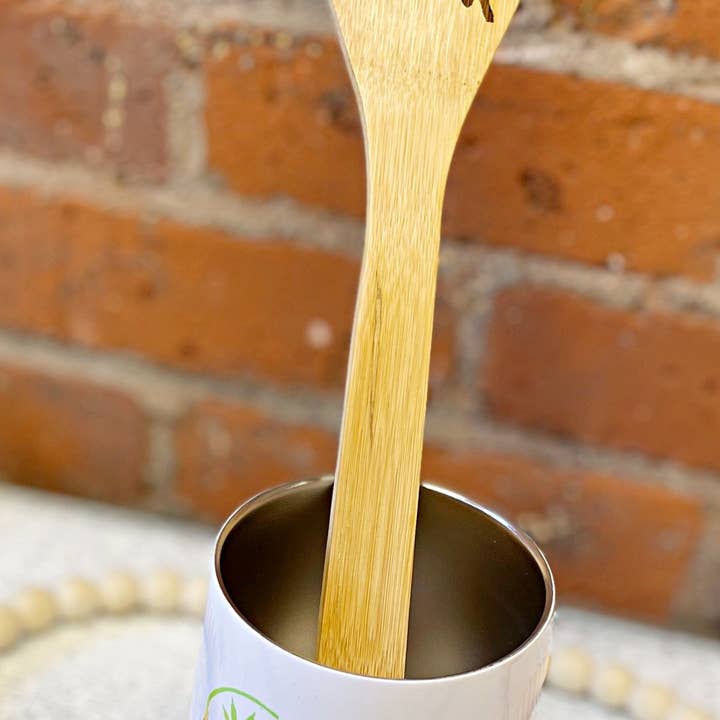Lasting Impressions CT - Wholesale Kitchen Spoon - Snoop & Martha Engraved 12" Bamboo Wooden Spoon1