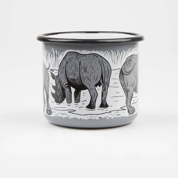 Emalco Enamelware – Engroshandel Kaffekrus – 17 oz Black Rhino Kaffekrus DEN STORE 5 AF AFRIKA
