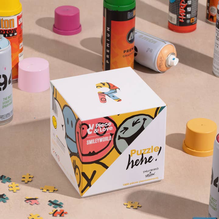 Piece & Love - Vente Puzzle – adulte - Puzzle 1000 pièces - Hehehe ! Smiley x André1