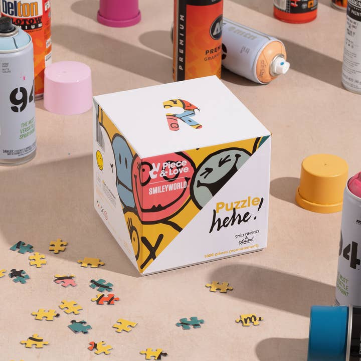 Piece & Love - Wholesale Puzzle - Adult - 1000 piece Puzzle - Hehehe ! Smiley x André