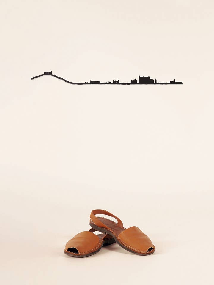 Wall Decor - Palma Skyline - Black (50cm) for wholesale by The Line