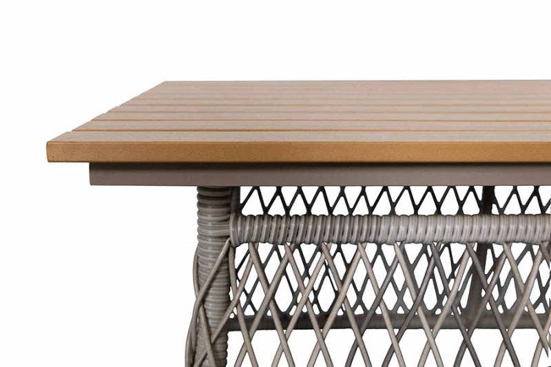 Light Blue Shell 4-Piece Wicker Sofa Set for wholesale on Faire10