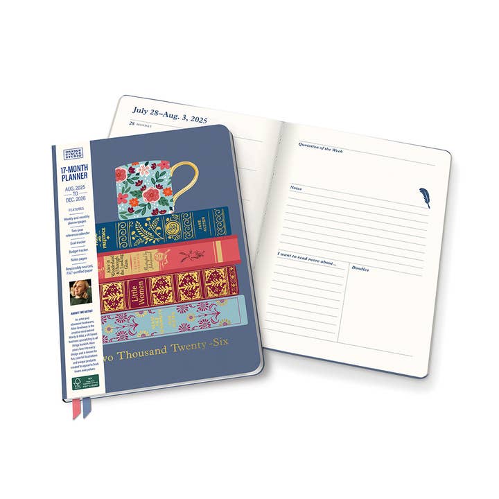 Studio Oh! - Wholesale Planner - 2026 Fully Booked Clara Clothbound Planner