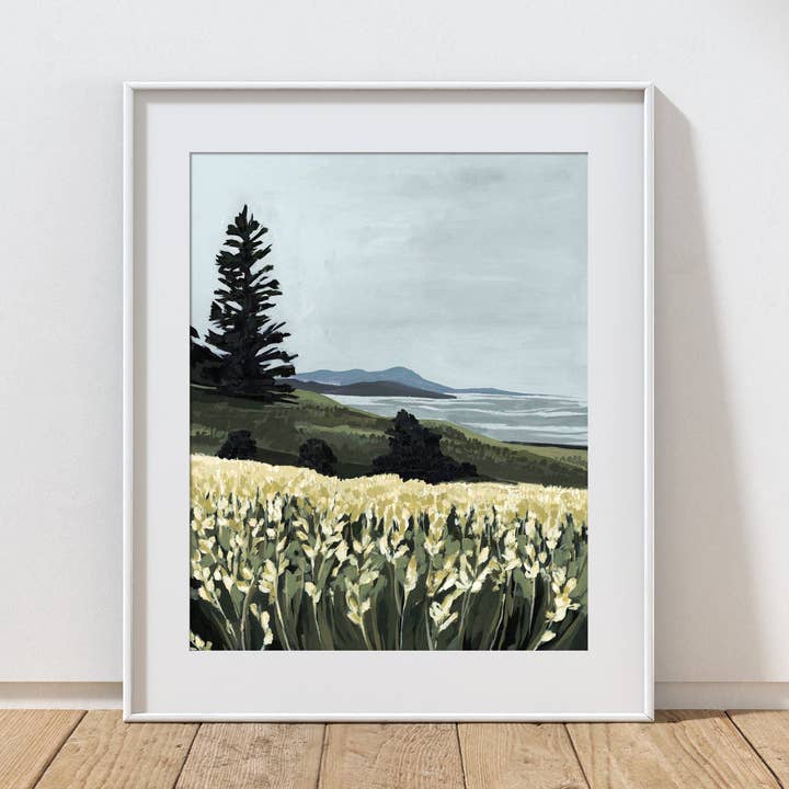 "Sunday Morning Views" | Print on Canvas for wholesale by E. Anderson Art