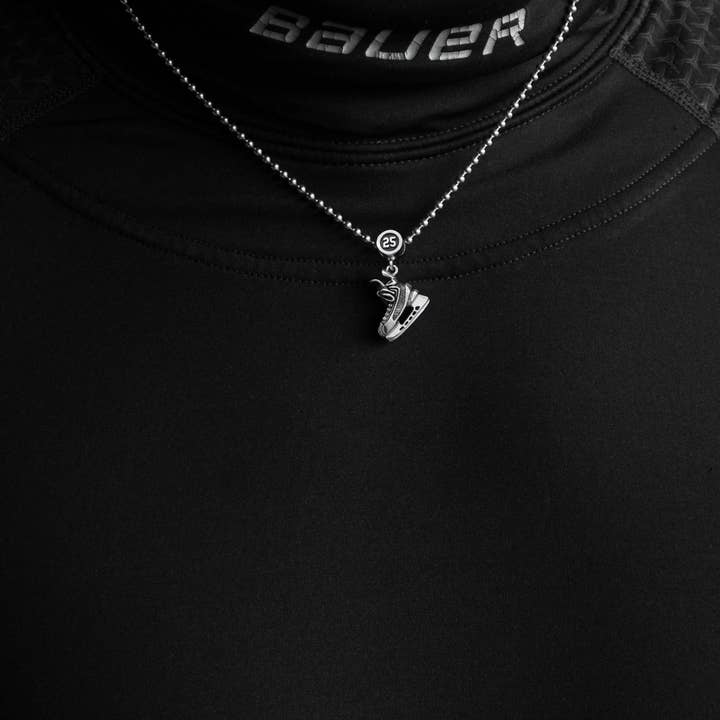 Sambora Jewelry - Venta al por mayor Collares con colgantes/abalorios - Collar de patines de hockey de plata de ley personalizado1