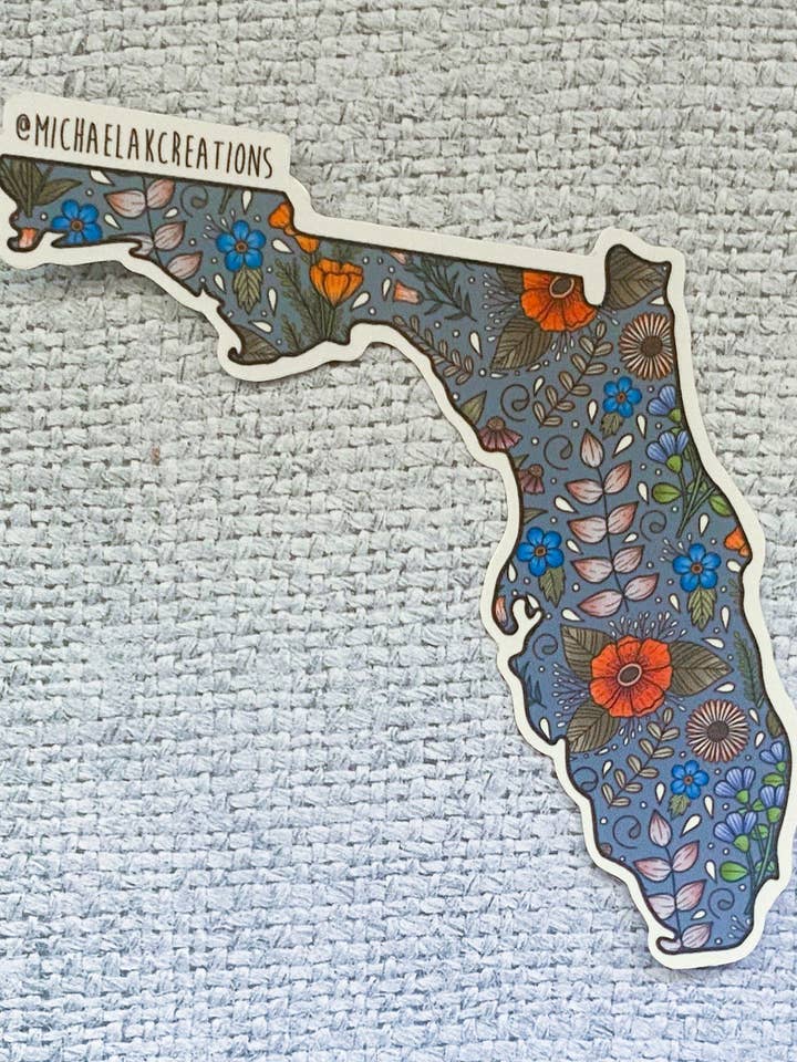 Florida Sticker | States Stickers | FL Sticker | Stickers fo for wholesale by Michaela K Creations