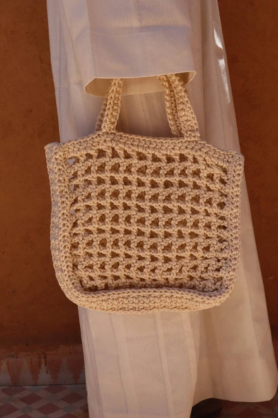 Néda - Wholesale Tote Bag - Women's - Handmade Nylon Crochet Handbag - KARINE (several colors available)1