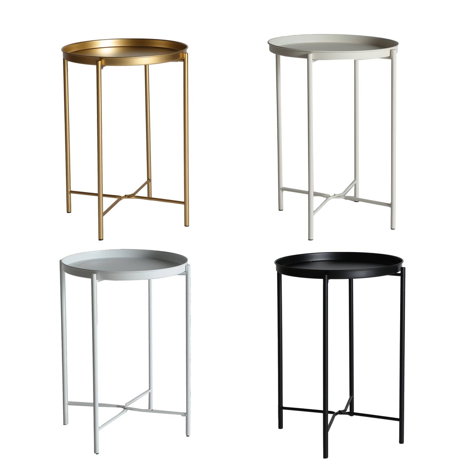 B&B – wholesale Sidobord – Bord i järn i flera färger, 39x39x51 cm0