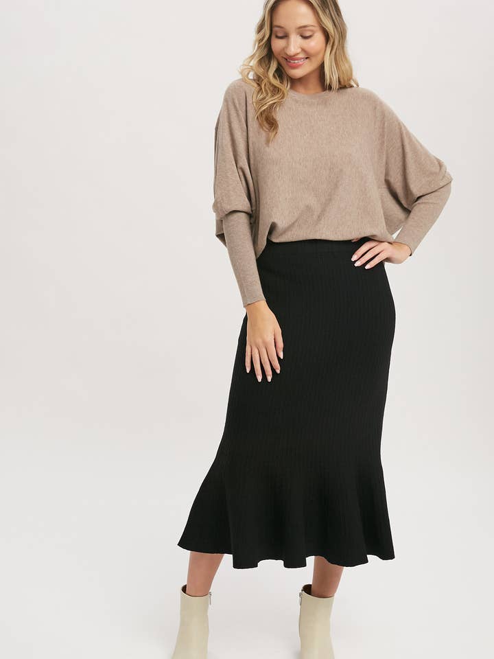 Bluivy - Wholesale Skirt - Women's - MERMAID SWEATER MIDI SKIRT30