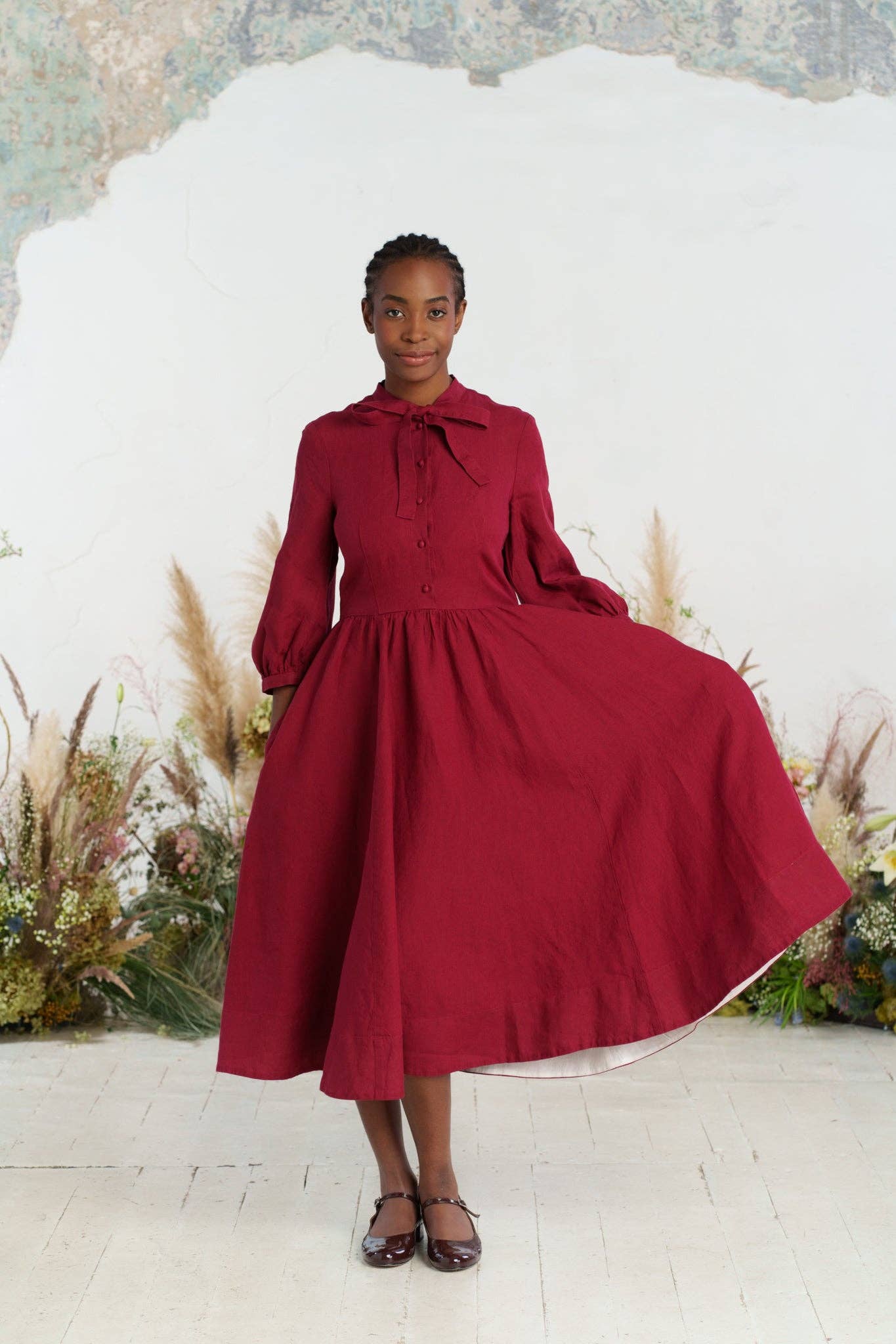 Son de Flor - Wholesale Dress - Women's - Jasmine Dress, 3/4 Sleeve16