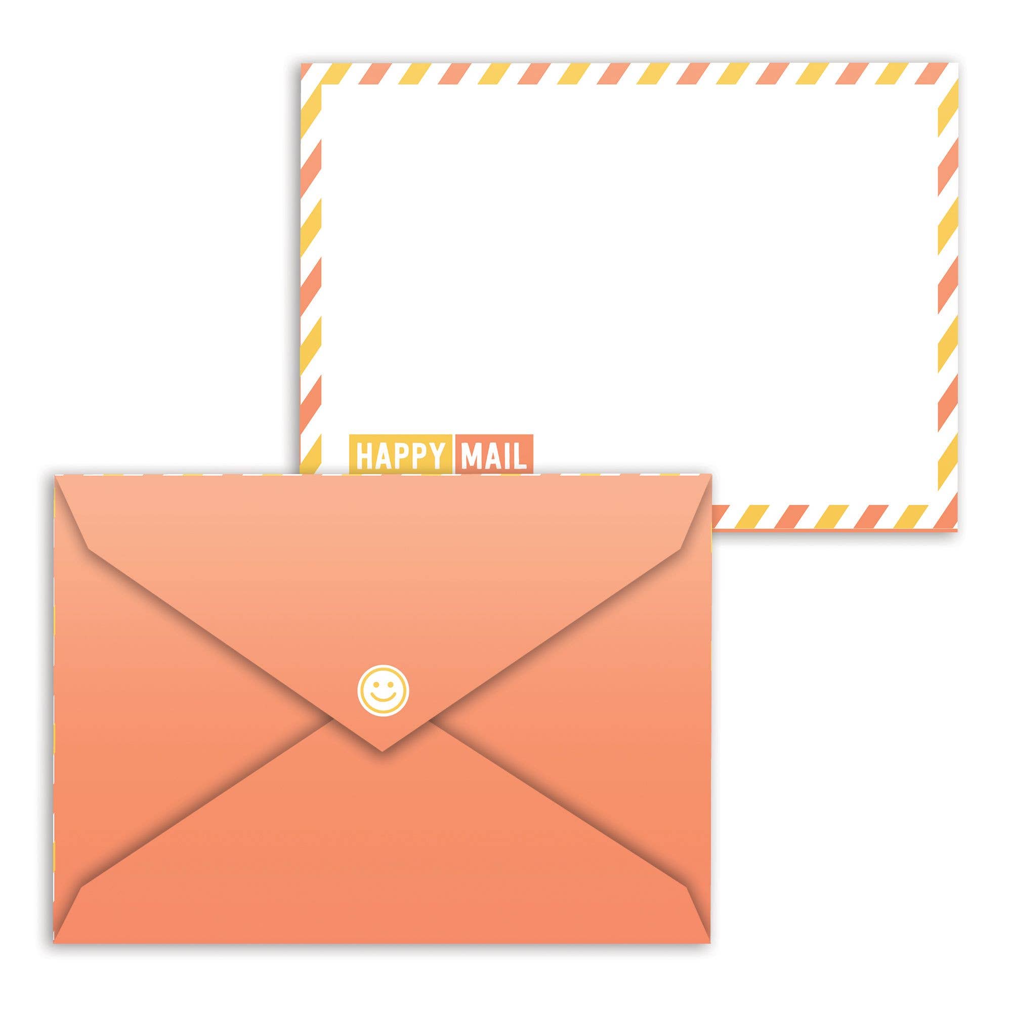 Pipsticks - Wholesale Stationery/Notecard Set - Happy Mail Medley Notecard Pack (12ct)17
