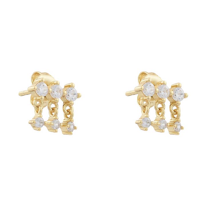 Allt som glittrar tre droppörhängen för wholesale av Inspirit Designs