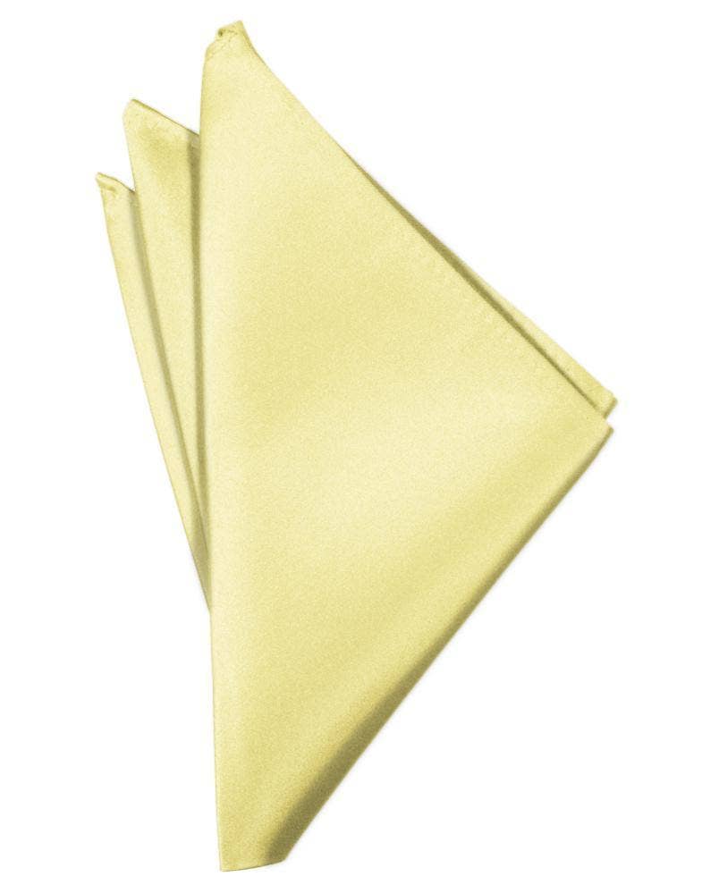 Cardi International - Wholesale Pocket Square - Men's - Canary Luxury Satin Pocket Square