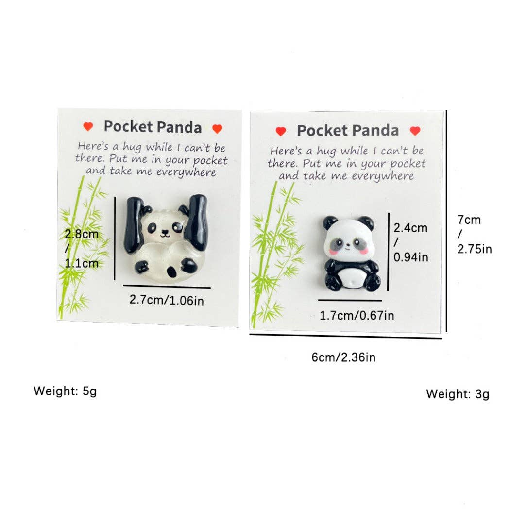 Magia Design - Vendita all'ingrosso Moneta/gettone ricordo - Abbraccio Tascabile Panda Carino4