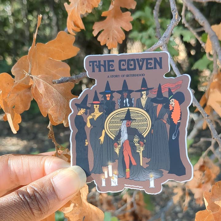Autocollant de sorcière du coven (lot de 6) pour la vente par Spooky Glam Paper