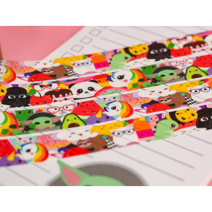 Studio Inktvis - Wholesale Washi Tape - Washi Tape Kawaii unicorn, yoda, sushi, panda, rainbow etc