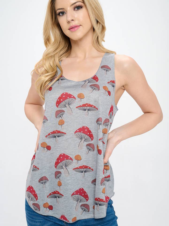 Camisetas sin mangas con estampado Red Mushroom para venta al por mayor de LA Soul
