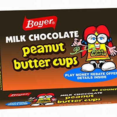 Boyer Candy Pnt Butter Cup 24 Per Box for wholesale by Shop The King