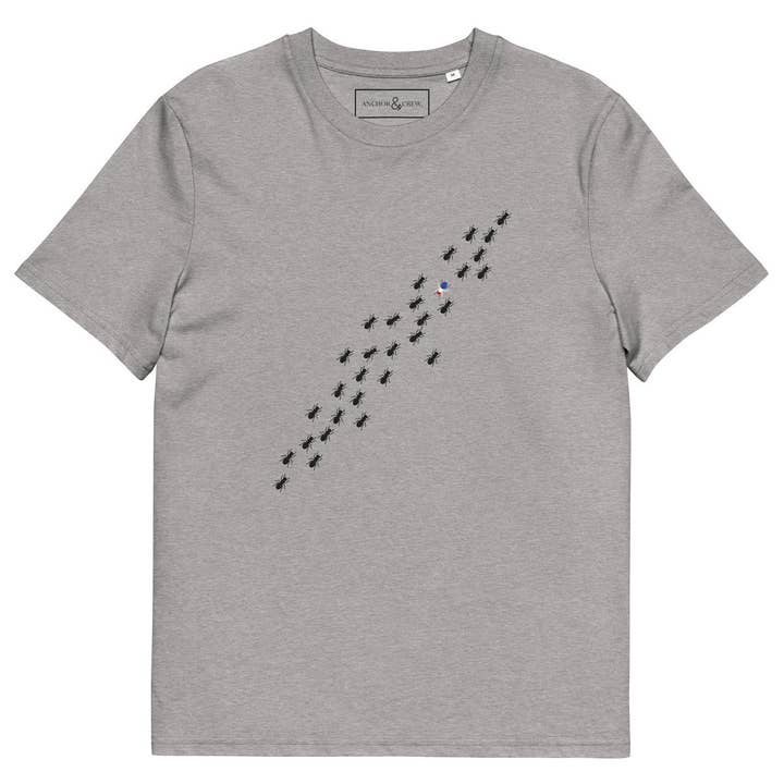 Camiseta de Algodón Orgánico "Hormigas ¿A Dónde Va William?" para venta al por mayor de ANCHOR & CREW