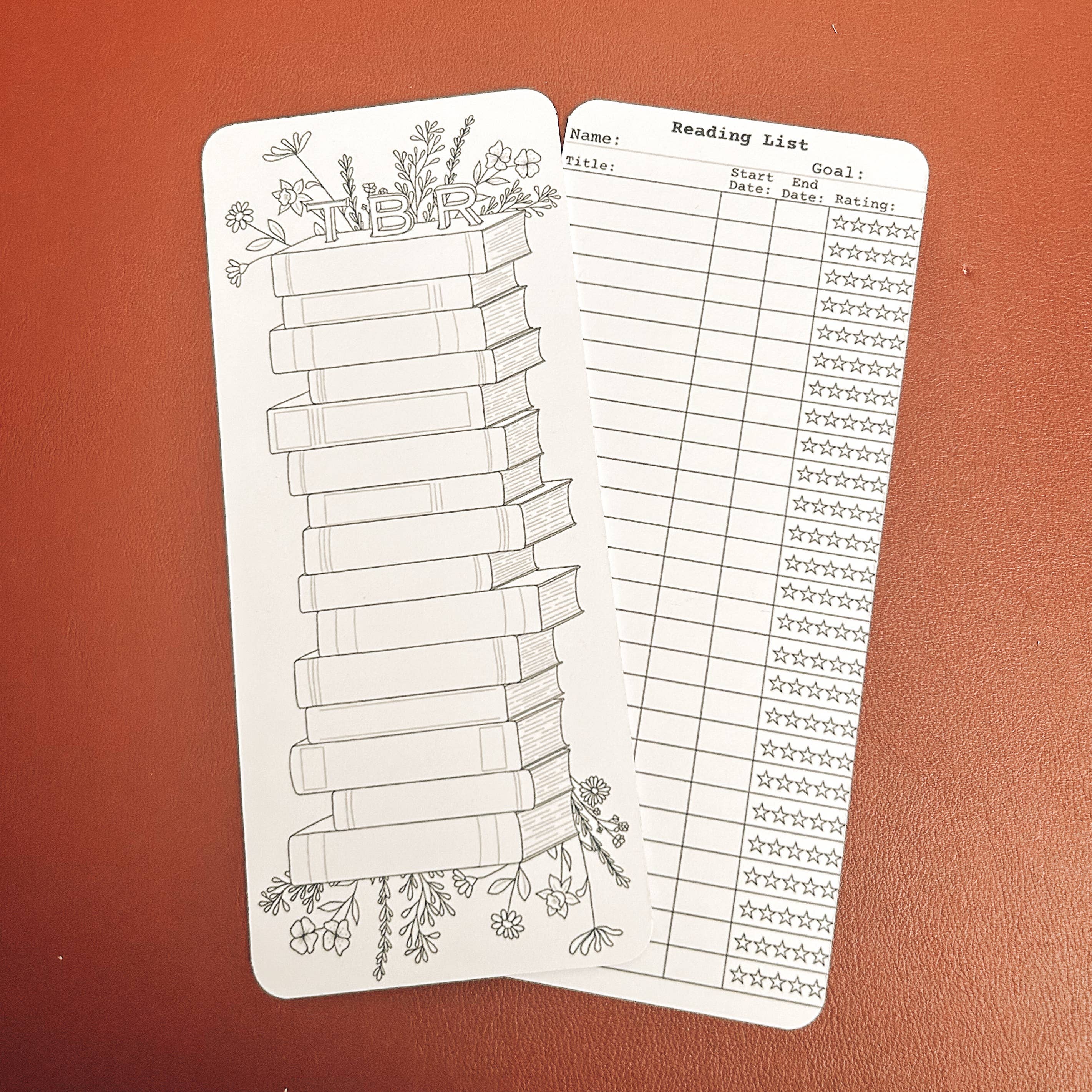 Phoenix Rose Creations - Wholesale Bookmark - Reading List Bookmark3