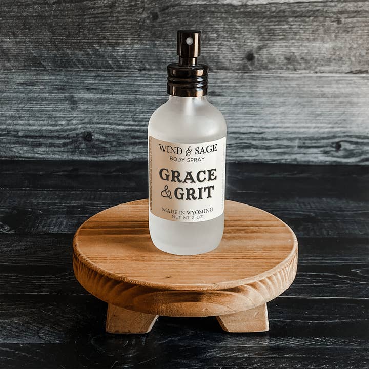 Wind & Sage - Wholesale Face & Body Mist/Water - Grace & Grit Travel Body Spray, Phthalate & Paraben Free, Toxin-Free Body Mist