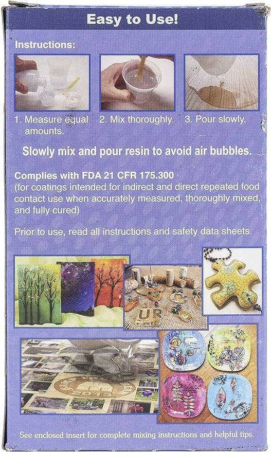 Art Philosophy - Wholesale Craft Supplies - Amazing Casting Resin Finish Clear - Includes Parts A & B2