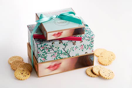 LA SABLESIENNE - Wholesale Biscuit - "Dans un jardin" Assorted Shortbread Cookies Metal Tin2