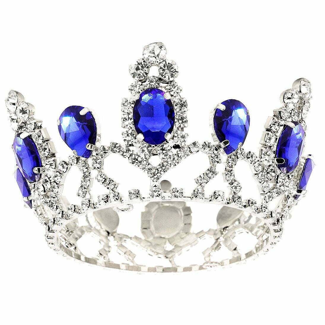 Diacly - Wholesale Tiara - Women's - Rhinestone Small Tiny Mini Crown 6 Different Color3