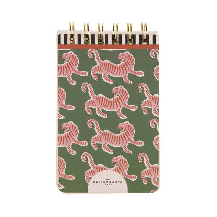 Designworks Collective – wholesale Notepad – Designworks Ink A Dopo Tiger Twin Wire Notepad3