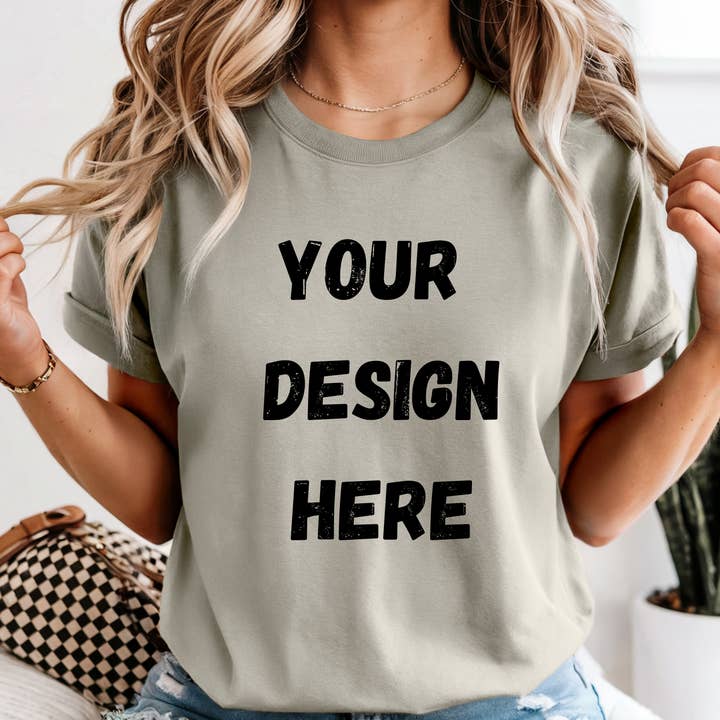 T-shirt Custom Comfort Colors® 1717 – Apenas Frente por atacado de SweetBee