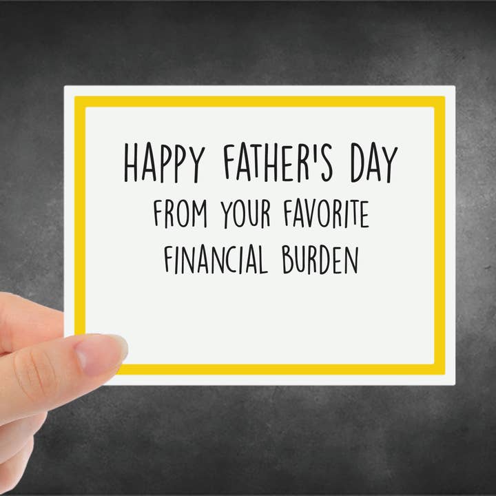 Snarky Card - Fathers Day - HFD From Your Favorite for wholesale by Snarky Megs