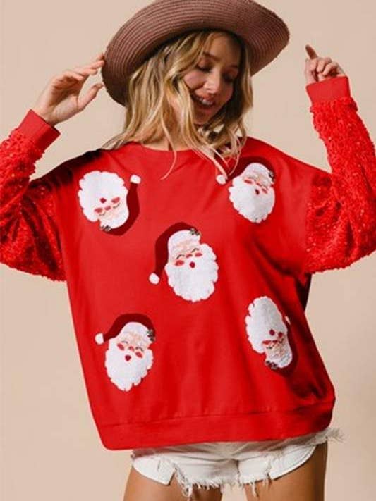 paljetter jultröja för wholesale av Queen Fashion