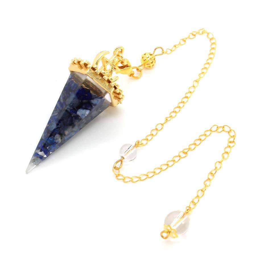 GemMeet - Wholesale Spiritual Stone/Crystal - Crystal Gravel Cone Pendulum24